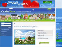 Tablet Screenshot of christpark.de